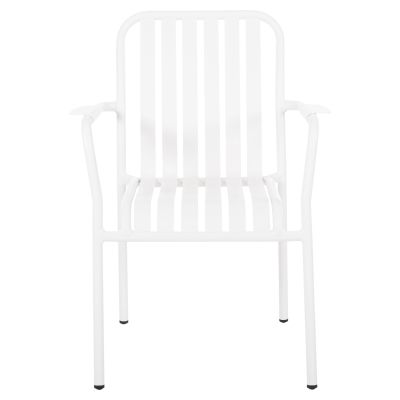 ALUMINUM ARMCHAIR RACHEL HM6088.02 WHITE 63x58x85Hcm.