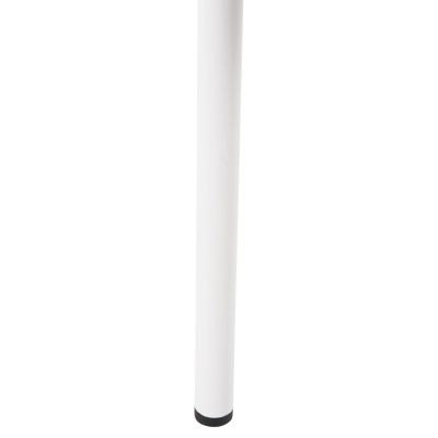 ALUMINUM ARMCHAIR RACHEL HM6088.02 WHITE 63x58x85Hcm.