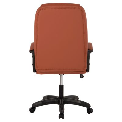 OFFICE CHAIR HM1188.02 BROWN PU LEATHER 63x70x114Hcm.