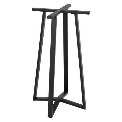 BASE FOR BAR TABLE HM477.01 MEDIUM HEIGHT BLACK METAL 50x50x90Hcm.