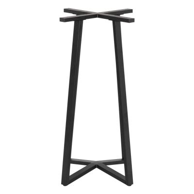 BASE FOR BAR TABLE HM477.01 MEDIUM HEIGHT BLACK METAL 50x50x90Hcm.