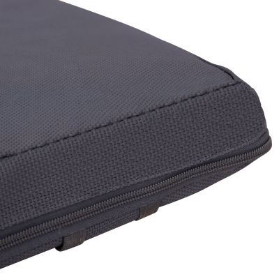BEACH LOUNGER WITH CUSHION KORINOS HM10775.30T PINE WOOD--TEXTILENE COVER GREY 79x204x77Hcm.
