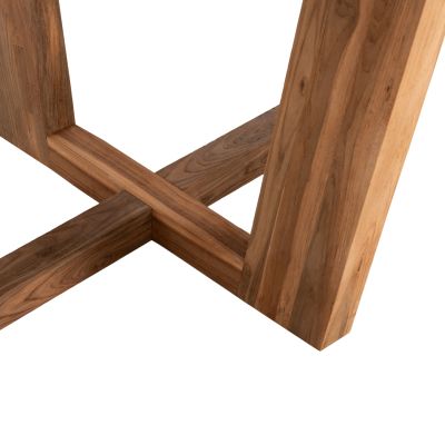 DINING TABLE OVAL CARIB HM9558 RECYCLED TEAK WOOD 209x109x80Hcm.--B'RATED