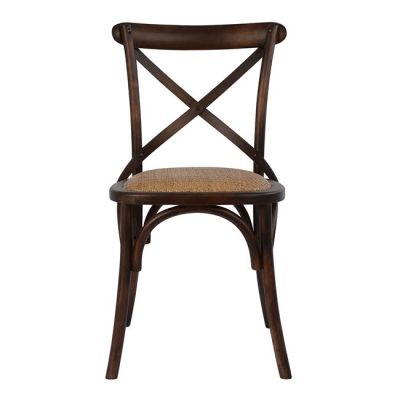 Wooden chair Forenza HM0104.03 brown with mat 50X53X88 cm