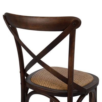 Wooden chair Forenza HM0104.03 brown with mat 50X53X88 cm