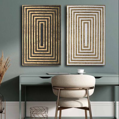 КАРТИНИ 2 БР. СЕРИЯ GOBI  45x2.8x70Hсм (x2)