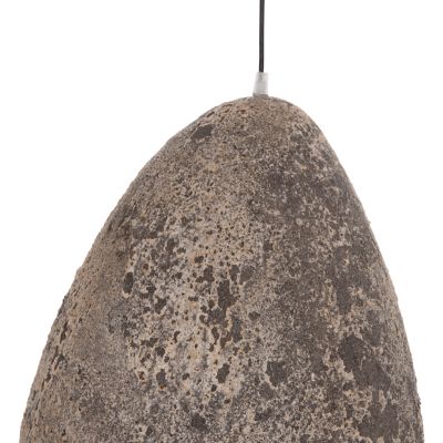 CEILING PENDANT LAMP STONE-LOOK STONER (S) FB94417.04 GREY-- 37x30x45Hcm.