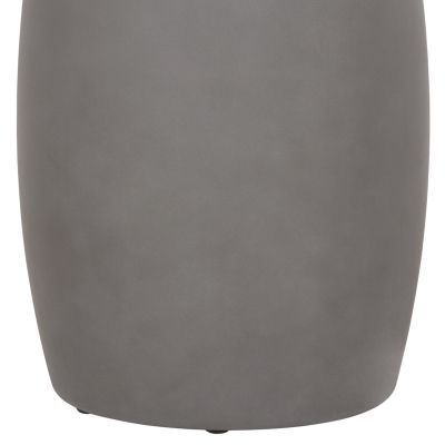 ROUND SIDE TABLE HIKARI HM6593.01 GREY FIBER CEMENT Φ46x48Hcm