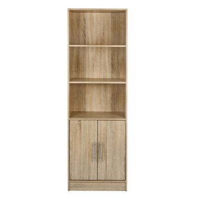 Melamine bookcase ENSLEY HM2027.02 sonama 60x30x180