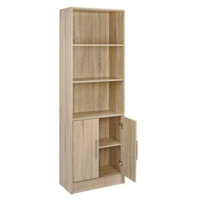 Melamine bookcase ENSLEY HM2027.02 sonama 60x30x180