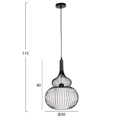 ПАНЕЛ HM4185 ЧЕРЕН МЕТАЛ-БЯЛ ПЛАТ Φ30x115H см.