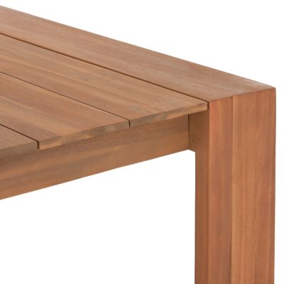 OUTDOOR DINING SET 7PCS FILEM HM10910 ACACIA WOOD & ROPE IN NATURAL COLORS