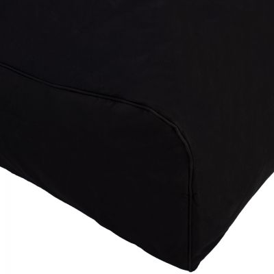 WATERPROOF POUF SEAT BLOOM HM5111.14 BLACK POLYESTER FABRIC--UV PROTECTION 106x70x61Hcm.