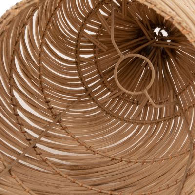 CEILING PENDANT LAMP HM7885 RATTAN IN NATURAL COLOR Φ23x148Hcm.