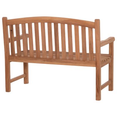 OUTDOOR 2-SEATER BENCH ELENA HM6651 TEAK WOOD--NATURAL COLOR 120x60x95Hcm.