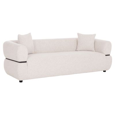 ARCTIS 3-Seater Sofa – Light Beige, 229 × 88 × 68 cm