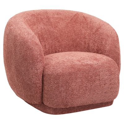 ARMCHAIR KARPEN HM9600.02 PINK BOUCLE FABRIC 93x87x78H cm.