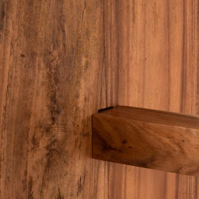 DINING TABLE EGON HM9491 SOLID SUAR WOOD 7,5cm.TOP IN NATURAL COLOR 160x94,5x81,5Hcm.