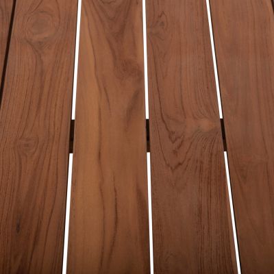 OUTDOOR RECTANGULAR COFFEE TABLE SERIES KIOTO HM6384 TEAK WOOD IN NATURAL 130x70x40Hcm.