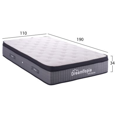 HM661.110 DREAMTOPIA mattress, series ULTIMATE, 110X190x34H
