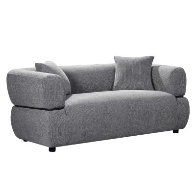 SOFA 2-SEATER ARCTIS - GREY FABRIC 169x88x88Hcm.
