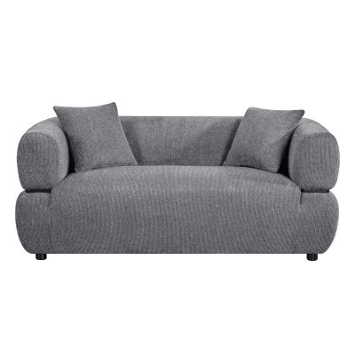 SOFA 2-SEATER ARCTIS - GREY FABRIC 169x88x88Hcm.