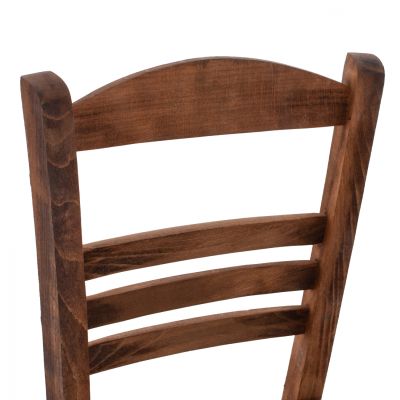 Traditional chair with straw walnut HM10369.01