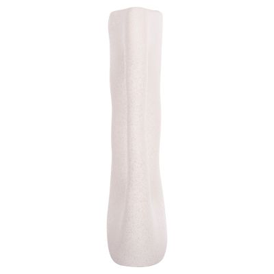 CERAMIC TABLE DECOR SEBOR HM4626.01 OFF WHITE WITH CRYSTALLISATION 21x8x35.5Hcm.