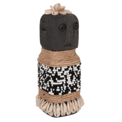 НАСТОЛНА СТАТУЕТКА SUMBA -ЧЕРЕН ПАРАС/ВЪЖЕ 7x7x17Hcm.