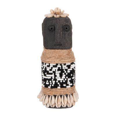 НАСТОЛНА СТАТУЕТКА SUMBA -ЧЕРЕН ПАРАС/ВЪЖЕ 7x7x17Hcm.