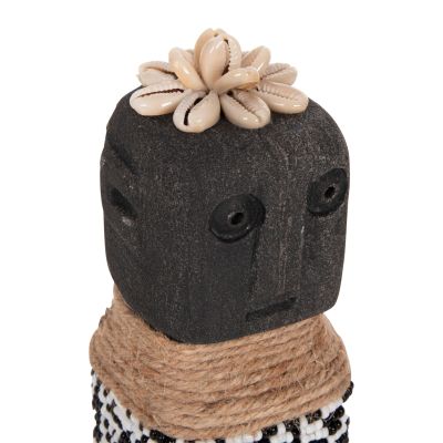 НАСТОЛНА СТАТУЕТКА SUMBA -ЧЕРЕН ПАРАС/ВЪЖЕ 7x7x17Hcm.