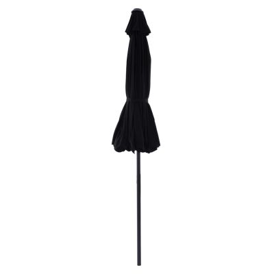 PROFESSIONAL UMBRELLA DARWIN HM6000.03 GREY POLE--BLACK ACRYLIC SHADE Φ2.35m