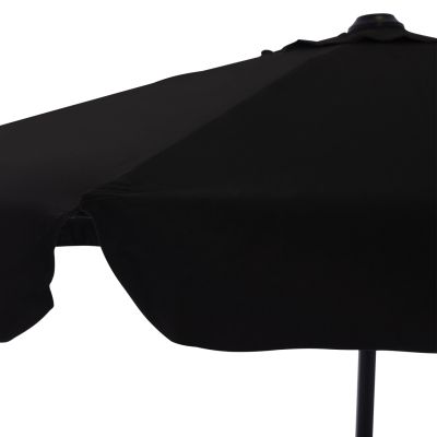 PROFESSIONAL UMBRELLA DARWIN HM6000.03 GREY POLE--BLACK ACRYLIC SHADE Φ2.35m