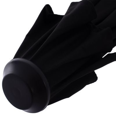 PROFESSIONAL UMBRELLA DARWIN HM6000.03 GREY POLE--BLACK ACRYLIC SHADE Φ2.35m