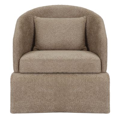 ARMCHAIR BEVY HM9677.03 BEIGE BOUCLE FABRIC-METAL FRAME 72x71x75Hcm.