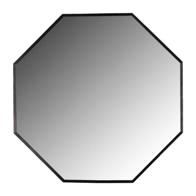 ОГЛЕДАЛО ЗА СТЕНА -ОСМОГЪННИК ЧЕРНА- 55,5x2,5x55,5Hcm.