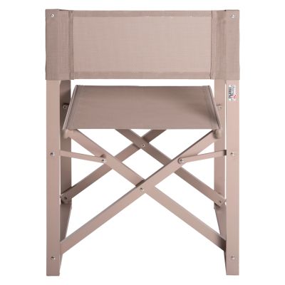 DIRECTOR'S CHAIR ALUMINUM DUPRE HM5094.03 CHAMPAGNE COLOR 57x48,5x85.5Hcm.