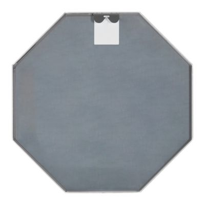 WALL MIRROR SERIES ARCHER HM4499.40 OCTAGON ALUMINUM FRAME IN SILVER Φ74cm.