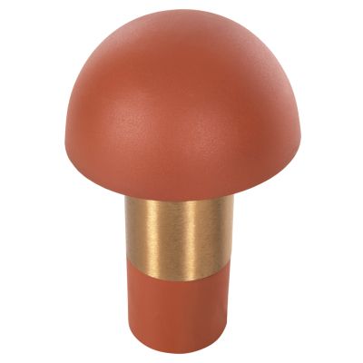 TABLE LAMP PUNE HM4245.08 METAL IN ORANGE-GOLD Φ20,5x32,5Hcm.