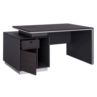 Professional office with left cabinet Rosewoof HM2087L 160x80x76Ηcm