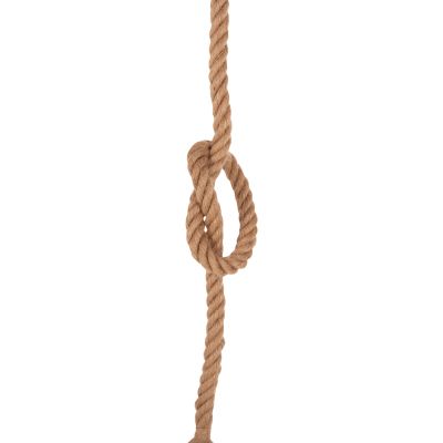CEILING PENDANT LAMP WITH LIGHT BULB HM11932.02--ROPE 1M LONG AND 2cm THICK-E27 SOCKET