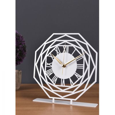 МЕТАЛЕН НАСТОЕН ЧАСОВНИК -25x23 см.