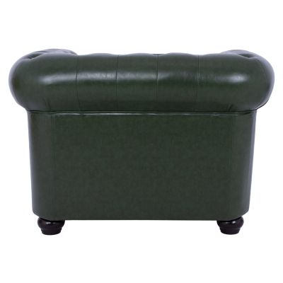 Armchair T. Chesterfield POLINA HM3011.08 Cypress Green PU 106x87x70H cm.