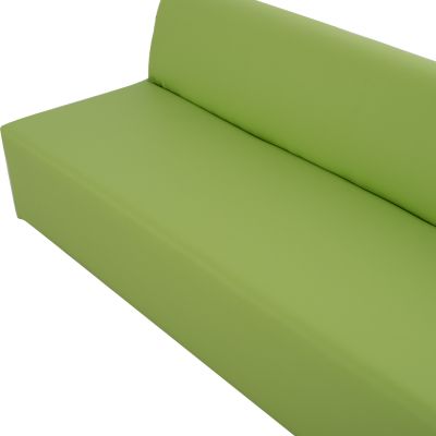 SOFA FOR KIDS HM3258.160, FOAM FILLINGS, PU LEATHER, LIME, 160x60x55