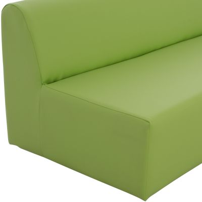 SOFA FOR KIDS HM3258.160, FOAM FILLINGS, PU LEATHER, LIME, 160x60x55