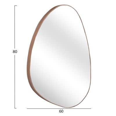 ОГЛЕДАЛО IRREGU - ЕСТЕСТВЕН  ЦВЯT 60x80Всм.