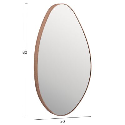 ОГЛЕДАЛО DROP -ЕСТЕСТВЕН ЦВЯТ 50x80Hсм.
