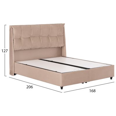 Спалня DREAMLET 160х200 см -  бежов цвят