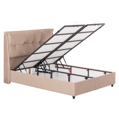 Спалня DREAMLET 160х200 см -  бежов цвят
