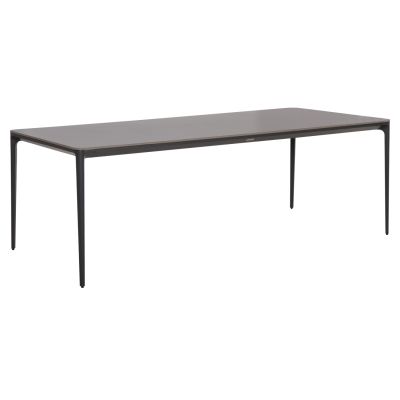 DINING TABLE STAD HM6558.01 GREY ALUMINUM FRAME & SINTERED STONE TOP 220x100x74Hcm.